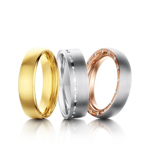 Diamond wedding rings for men